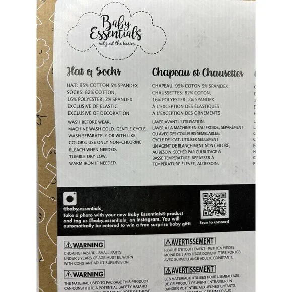 Fall Halloween Hat Socks Baby Girl Gift Set Orange Black Bow Polka Dots 0-6M New - Picture 5 of 7